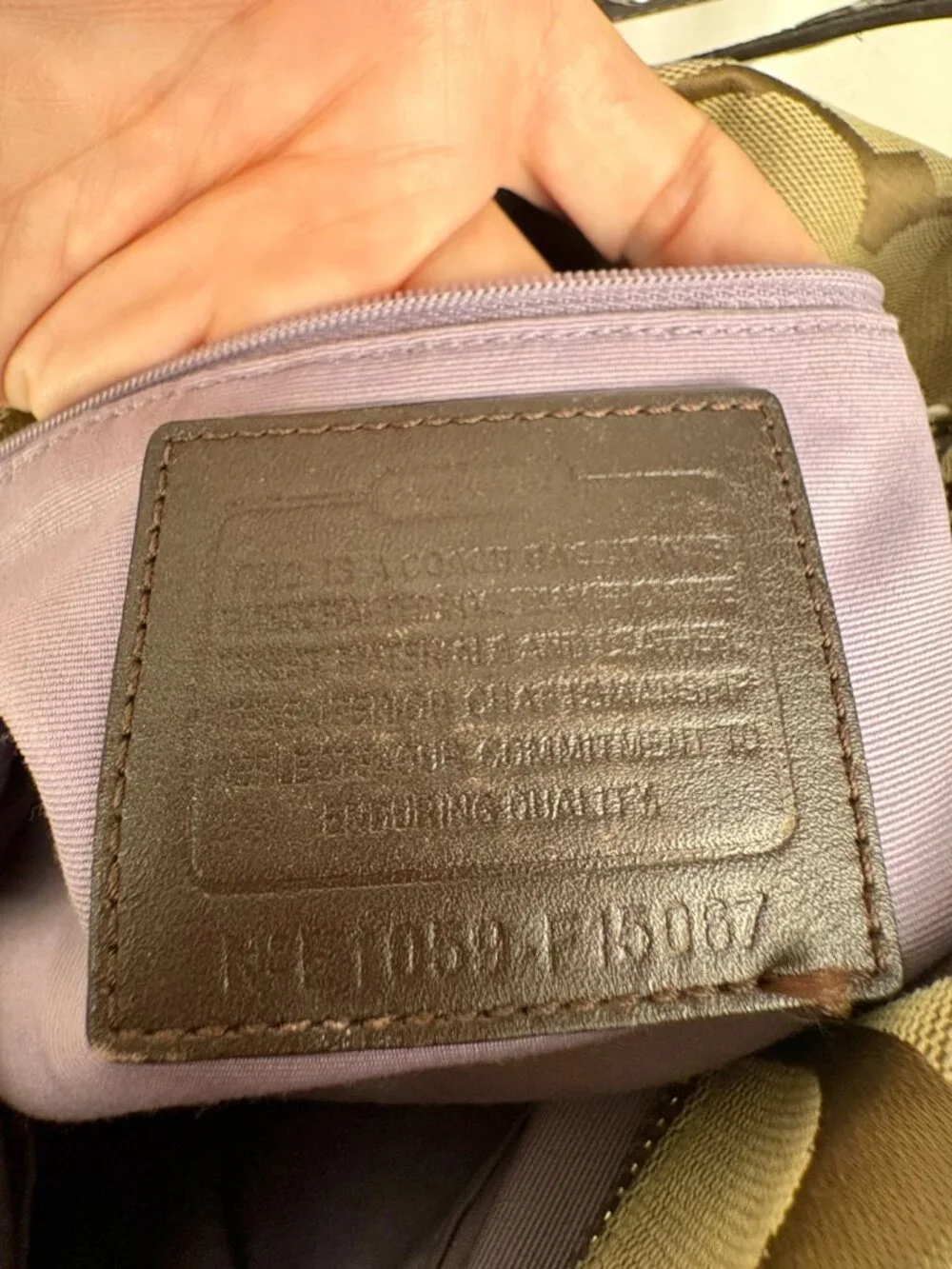 Coach Vintage Y2K Signature Canvas Hobo